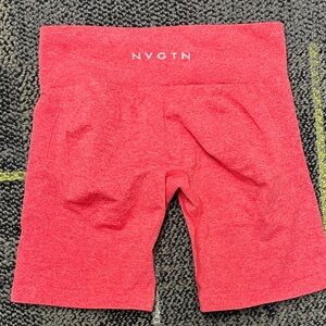 NVGTN Women's Vibrant Red Bike Shorts